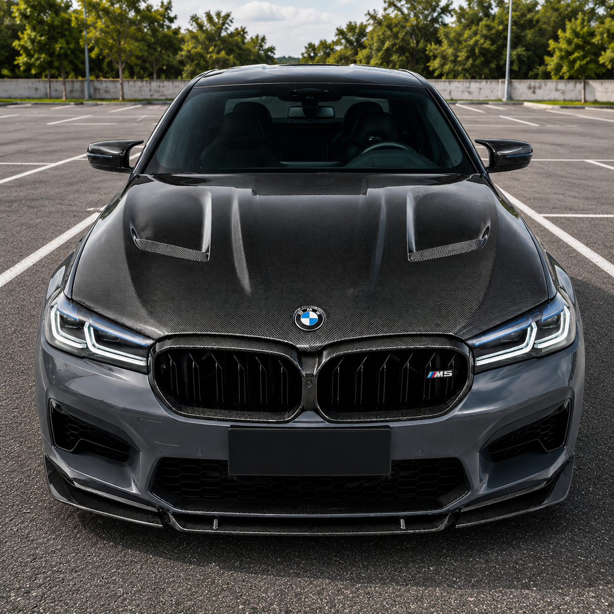 2017-2023 BMW 5-Series/M5 CS Style Carbon Fiber Hood | G30/G31/F90
