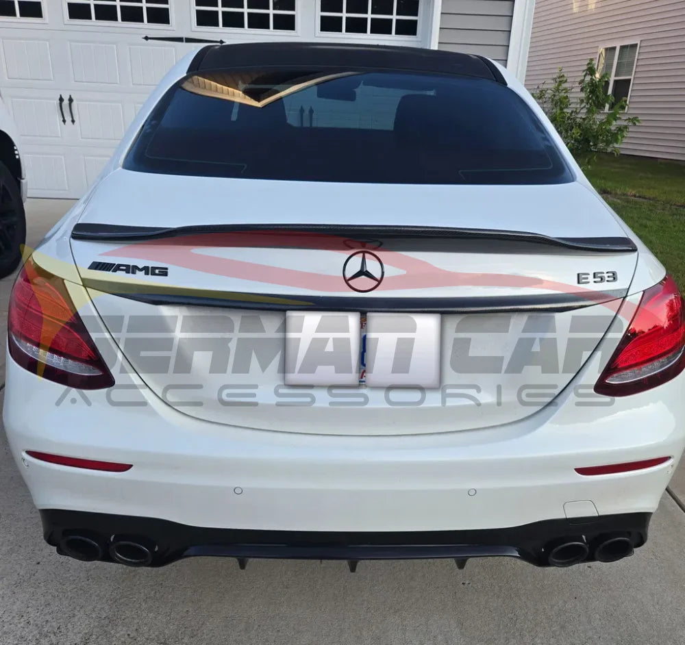 2017-2024 Mercedes-Benz E-Class/E63 AMG PSM Style Carbon Fiber Trunk Spoiler | W213 - Rear Trunk Spoilers