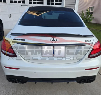 2017-2024 Mercedes-Benz E-Class/E63 AMG PSM Style Carbon Fiber Trunk Spoiler | W213 - Rear Trunk Spoilers