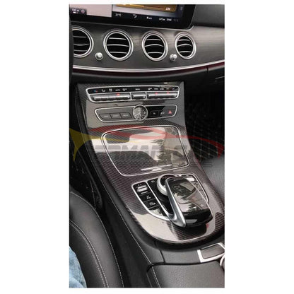 2017-2024 Mercedes E-Class/E63 AMG Carbon Fiber Center Console Trim I W213 - Interior Pieces