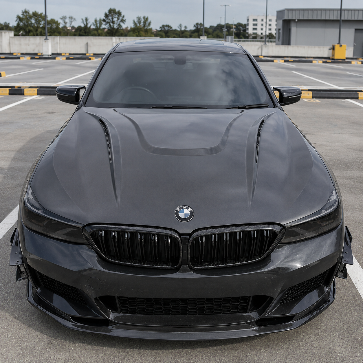 2017-2024 BMW 6-Series H-Style Carbon Fiber Hood | G32