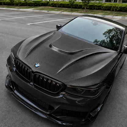 2017-2024 BMW 6-Series H-Style Carbon Fiber Hood | G32