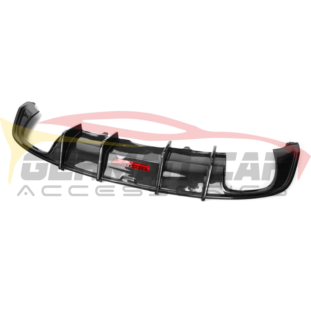 2018-2019 Audi A5/s5 Carbon Fiber Kb Style Diffuser With Led Brake Light | B9