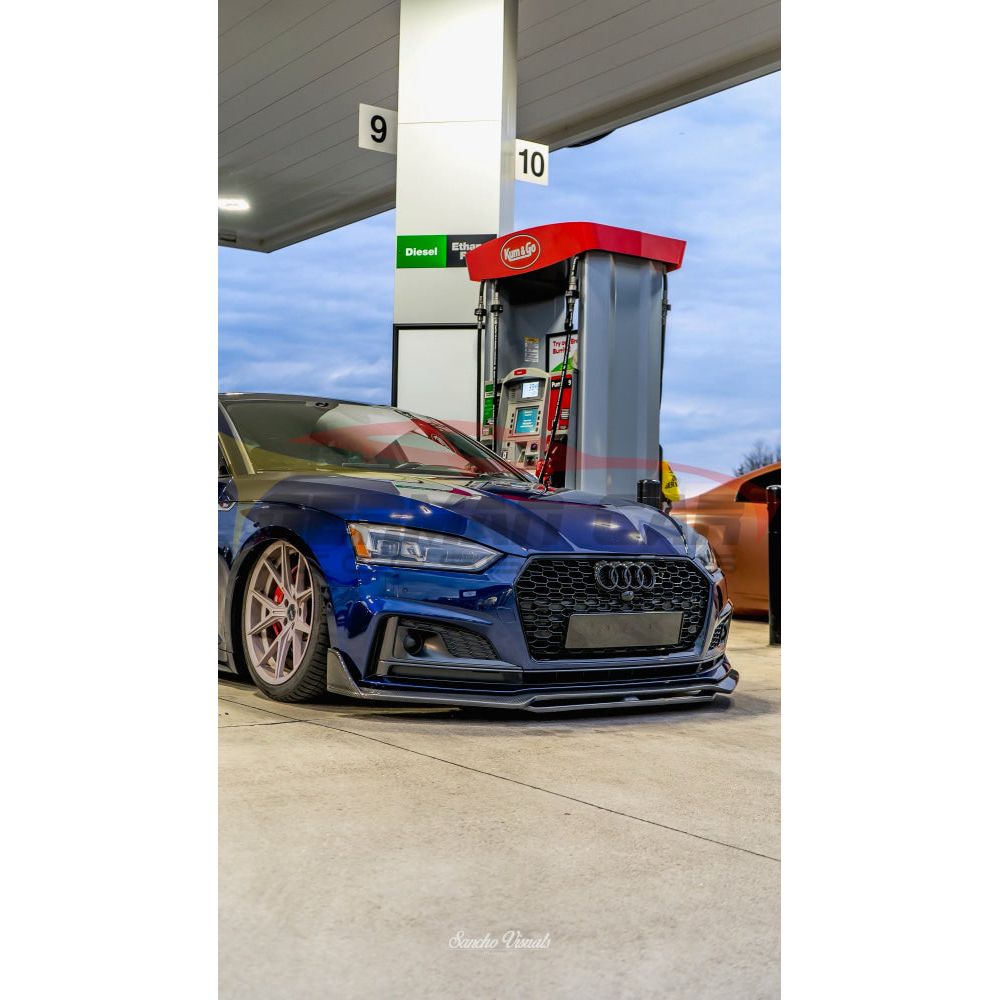 2018-2019 Audi A5/S5 Carbon Fiber Kb Style Front Lip | B9 Lips/Splitters