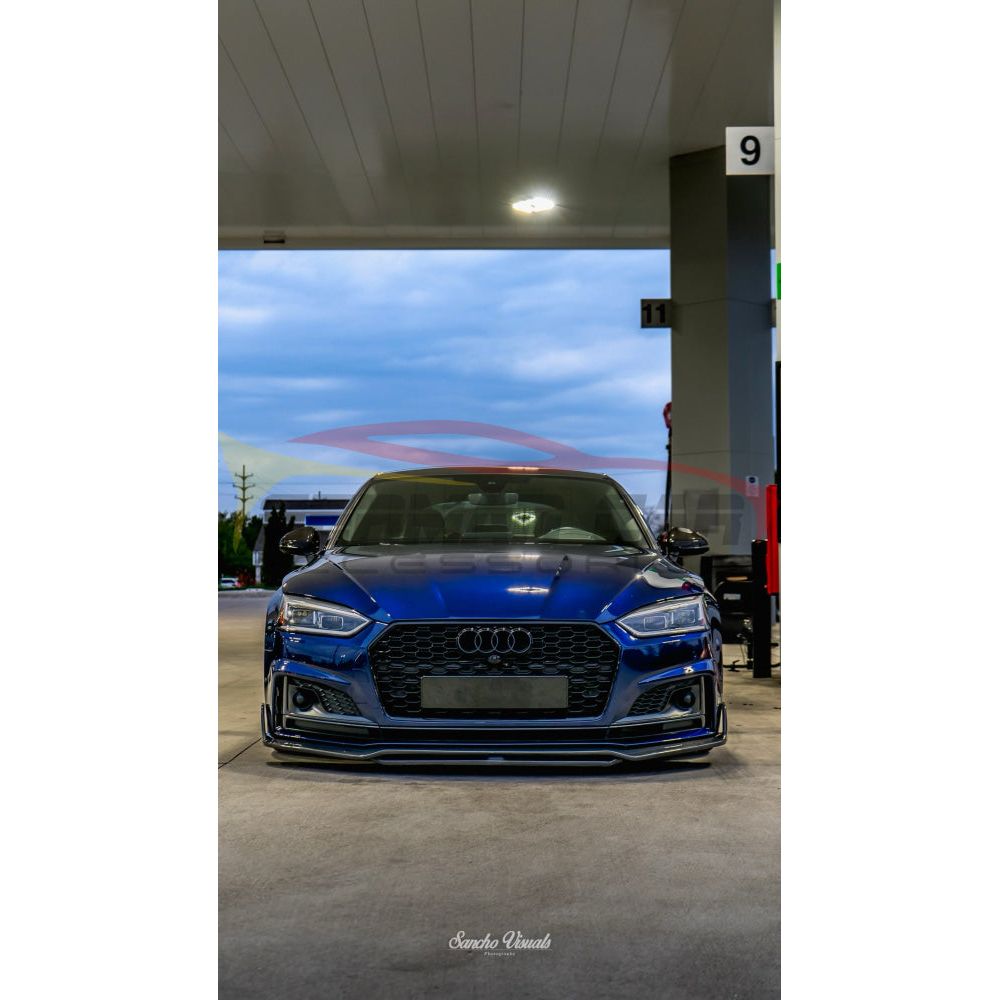 2018-2019 Audi A5/S5 Carbon Fiber Kb Style Front Lip | B9 Lips/Splitters