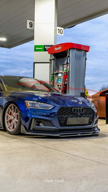 2018-2019 Audi A5/S5 Carbon Fiber Kb Style Front Lip | B9 Lips/Splitters