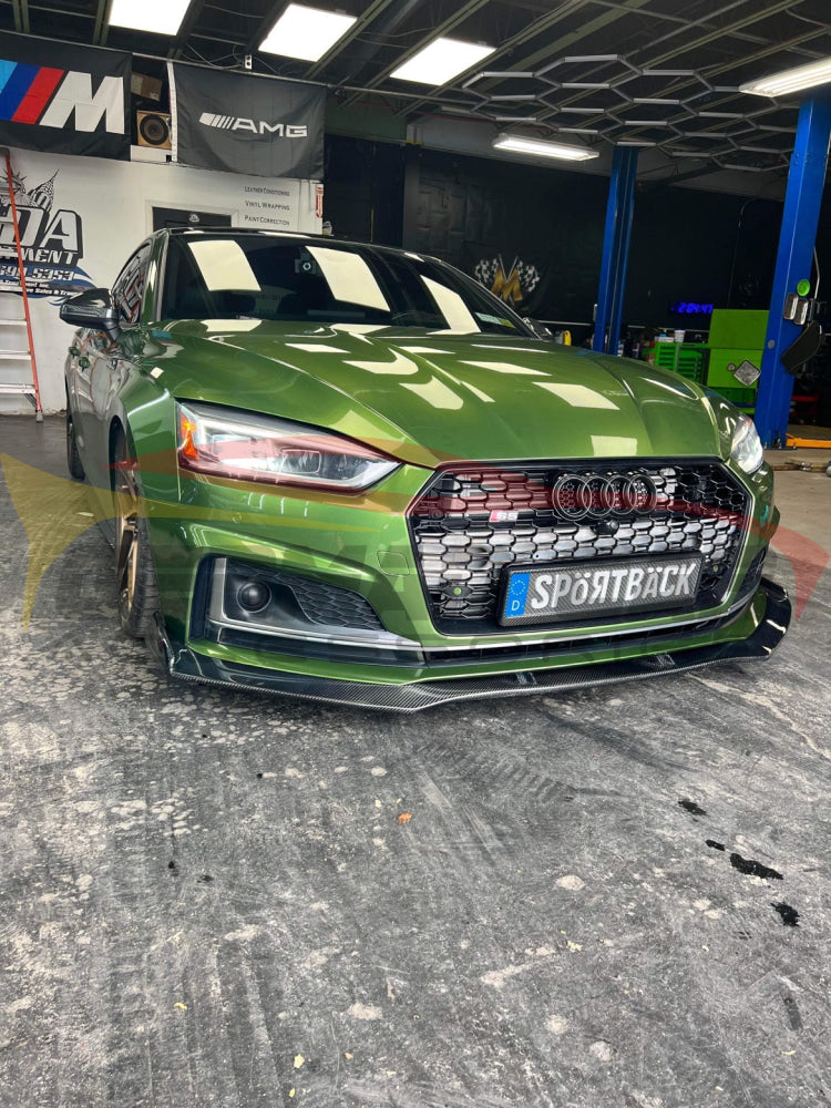 2018-2019 Audi A5/s5 Carbon Fiber S5 Style Front Lip | B9