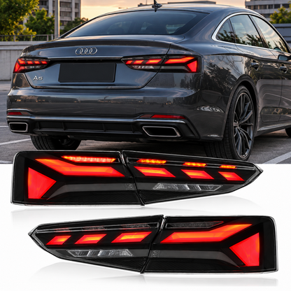 2018-2019 Audi A5/S5 Facelift Style LED Taillights | B9 Sedan - Taillights