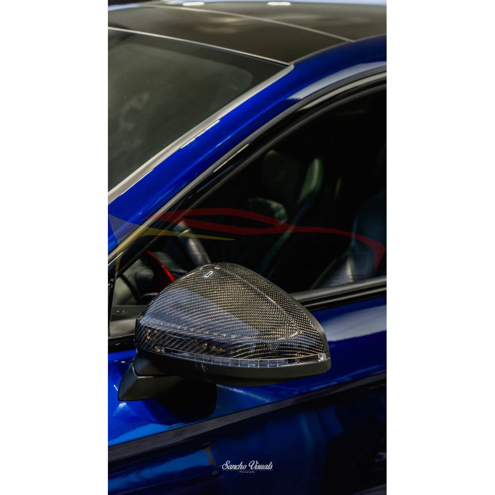 2018-2019 Audi A5/S5/Rs5 Carbon Fiber Mirror Caps | B9