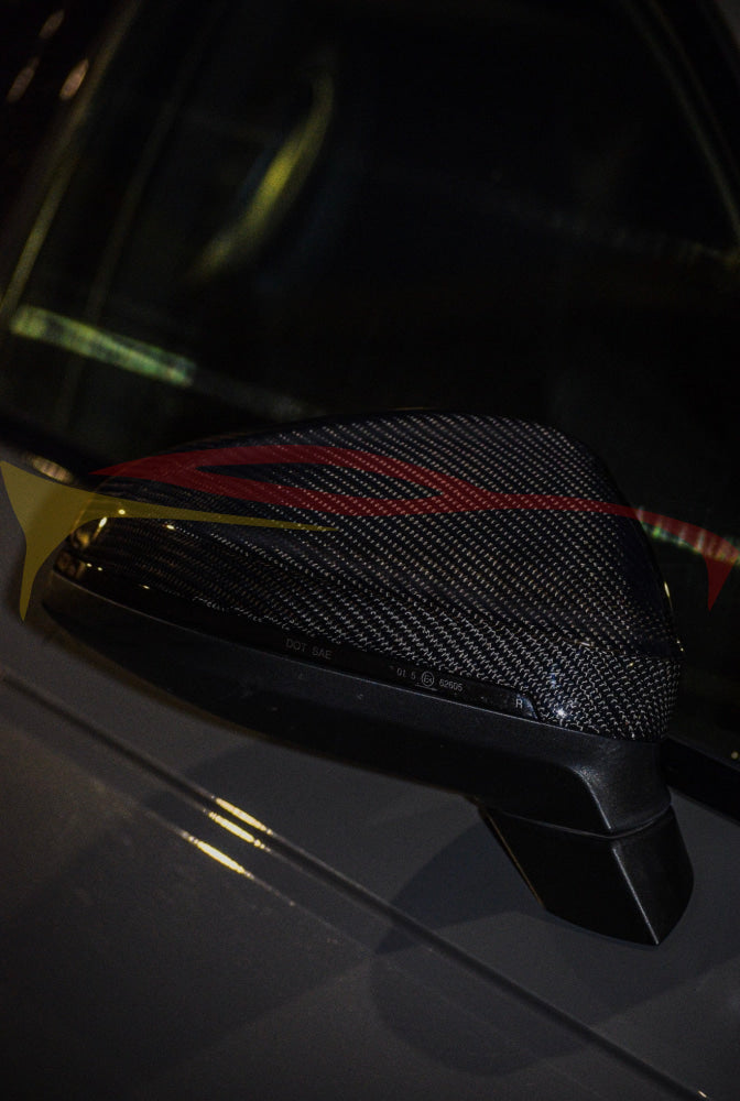 2018-2019 Audi A5/S5/RS5 Carbon Fiber Mirror Caps | B9 A5/S5/RS5 - Mirror Caps