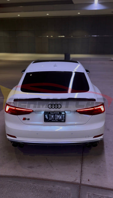 2018-2019 Audi A5/S5/RS5 PSM Style Carbon Fiber Trunk Spoiler | B9 A5/S5/RS5 Rear Trunk Spoilers