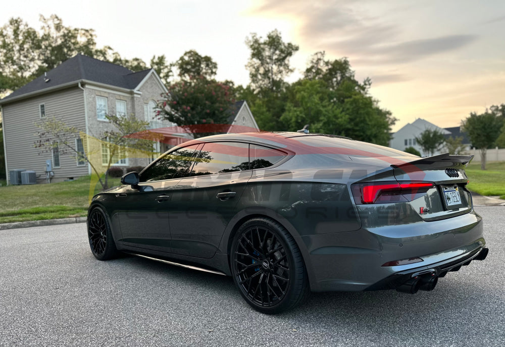 2018-2019 Audi A5/S5/RS5 V Style Carbon Fiber Trunk Spoiler | B9 A5/S5/RS5 Rear Trunk Spoilers