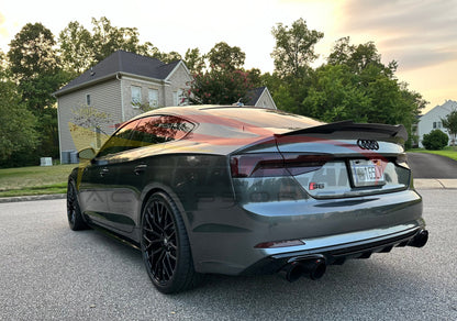 2018-2019 Audi A5/S5/RS5 V Style Carbon Fiber Trunk Spoiler | B9 A5/S5/RS5 Rear Trunk Spoilers