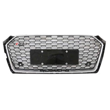 Load image into Gallery viewer, 2018-2019 Audi Rs5 Honeycomb Grille | B9 A5/s5 Silver Frame Black Net All Mesh No Emblem / Yes Front

