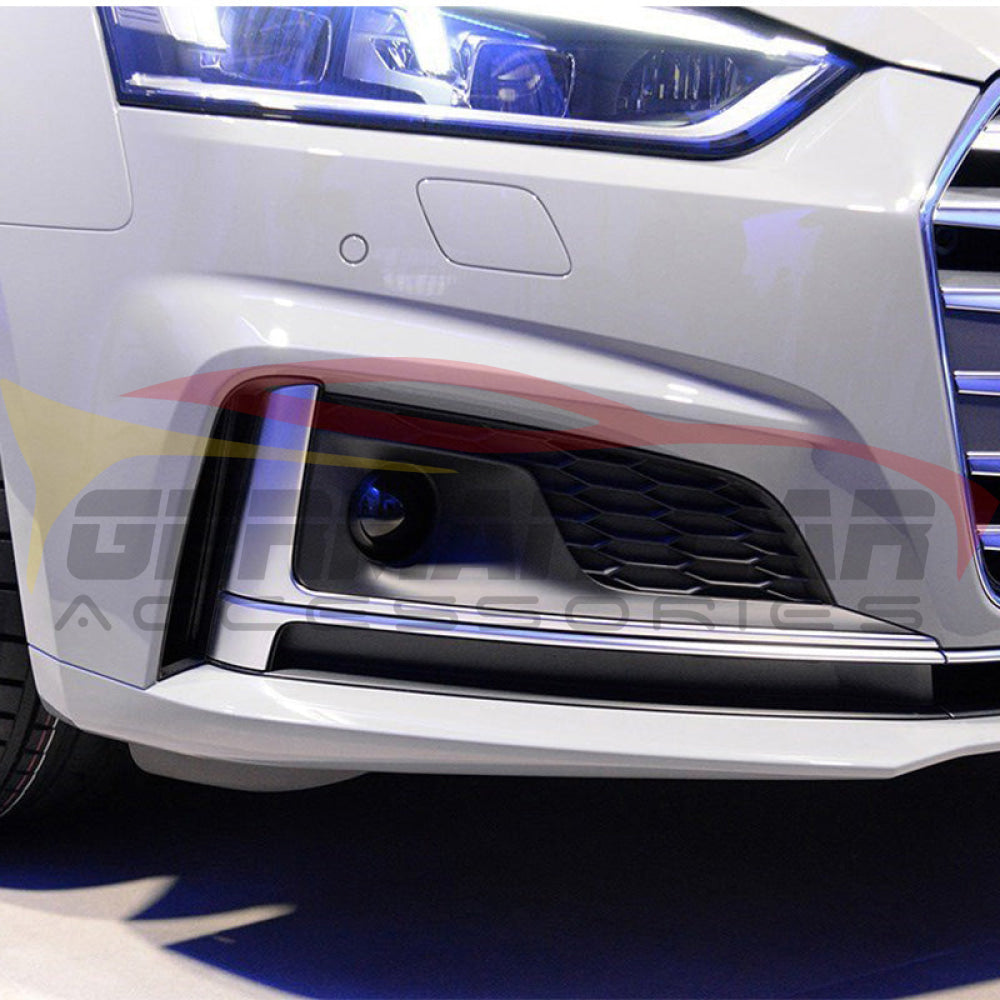 2018-2019 Audi Rs5 Style Fog Light Grilles | B9 A5/S5 Front