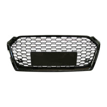 Load image into Gallery viewer, 2018-2019 Audi Rs5 Style Honeycomb Grille | B9 A5/S5 Black Frame Mesh / Yes Front Camera Grilles
