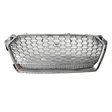 Load image into Gallery viewer, 2018-2019 Audi Rs5 Style Honeycomb Grille With Lower Mesh | B9 A5/S5 Silver Frame / Yes Front
