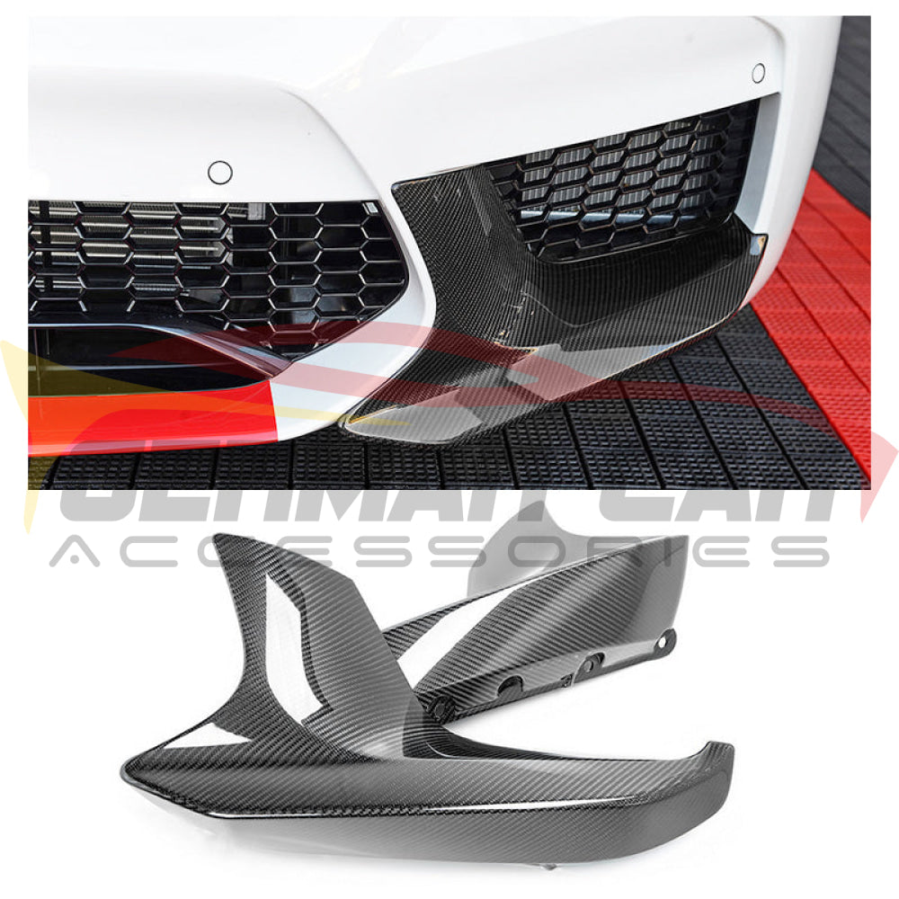 2018-2020 Bmw M5 Carbon Fiber M Performance Front Splitters | F90