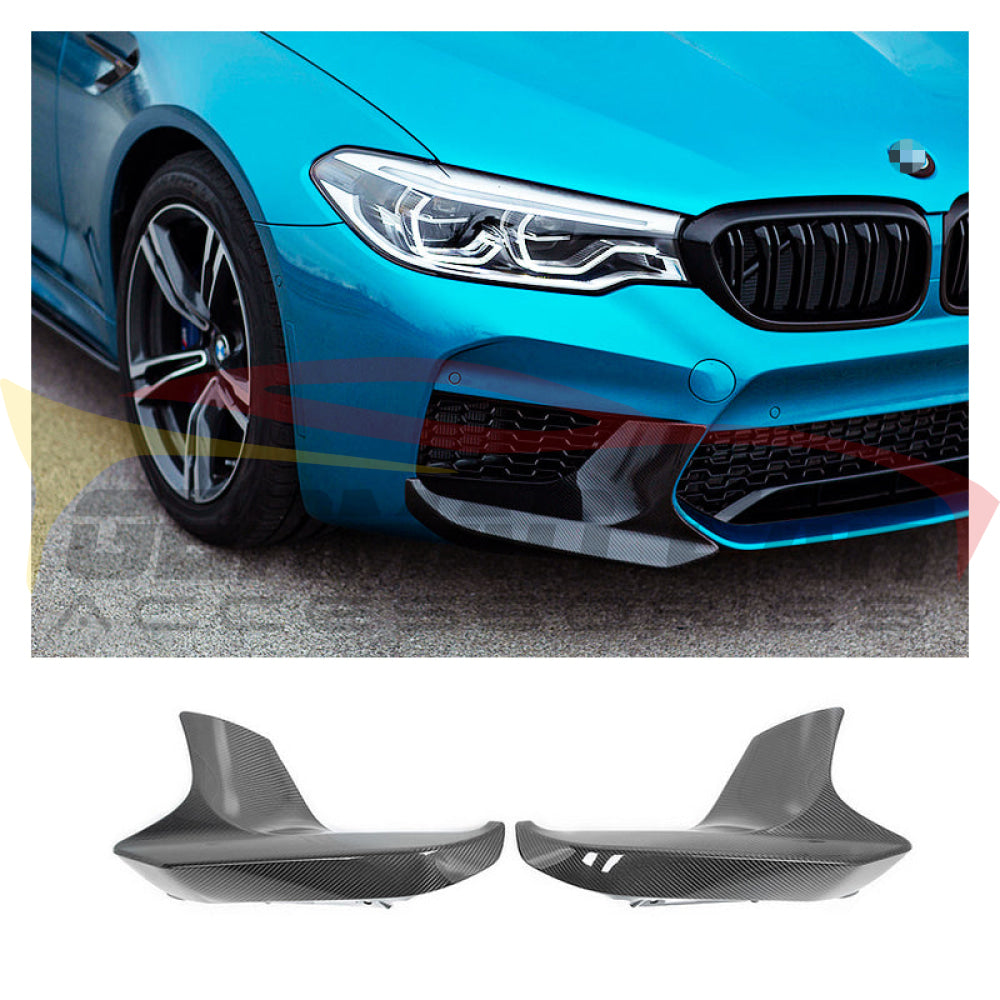 2018-2020 Bmw M5 Carbon Fiber M Performance Front Splitters | F90