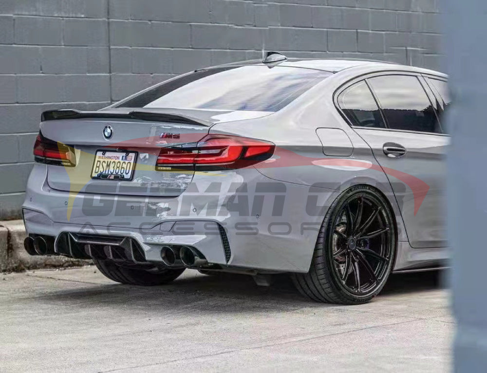 2018-2020 Bmw M5 Carbon Fiber M Performance Style Rear Diffuser | F90 Diffusers
