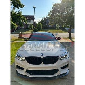 2018-2020 Bmw M5 Carbon Fiber Mt Style 4 Piece Front Lip | F90 Lips/Splitters