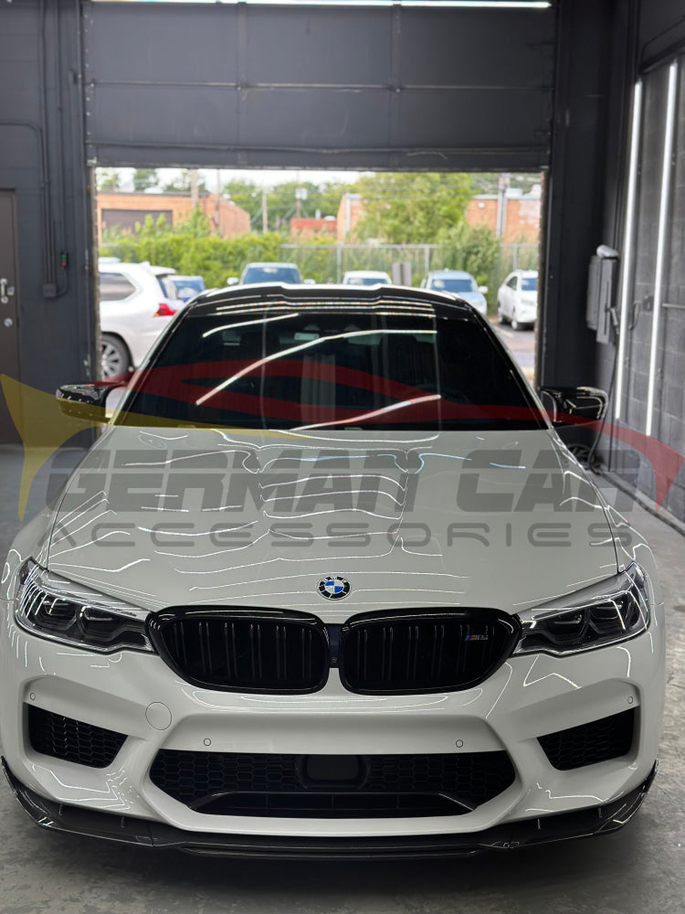 2018-2020 Bmw M5 Carbon Fiber Mt Style 4 Piece Front Lip | F90 Lips/Splitters