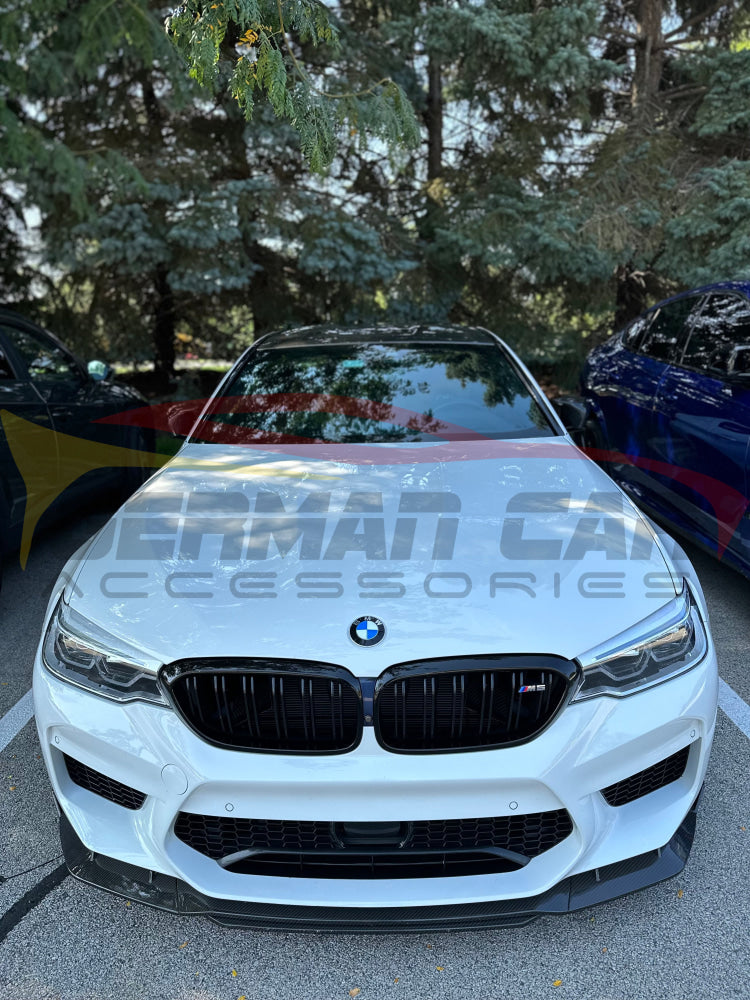 2018-2020 Bmw M5 Carbon Fiber Mt Style 4 Piece Front Lip | F90 Lips/Splitters