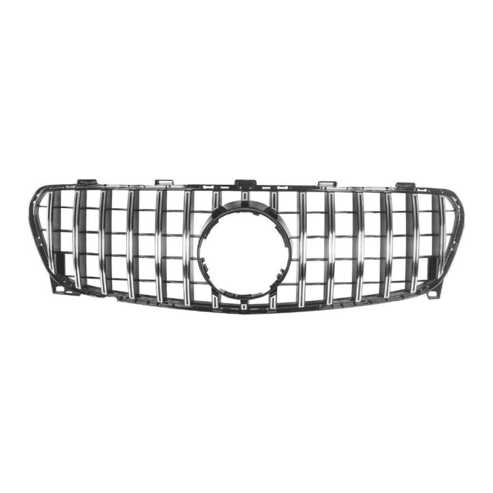 2018-2020 Mercedes-Benz Gla Gtr Style Front Grille | W156 Facelift Chrome Silver Grilles