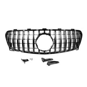 2018-2020 Mercedes-Benz Gla Gtr Style Front Grille | W156 Facelift Gloss Black Grilles