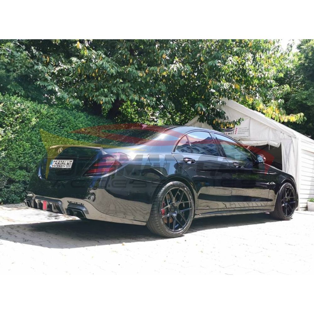 2018-2020 Mercedes-Benz S-Class Carbon Fiber Rear Diffuser | W222 Sedan - Rear Diffusers