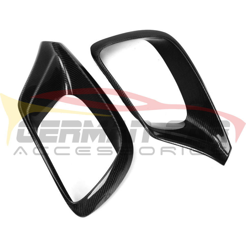 2018-2020 Mercedes AMG S63 Carbon Fiber Front Bumper Air Intake Trims I W222 - Additional Accessories
