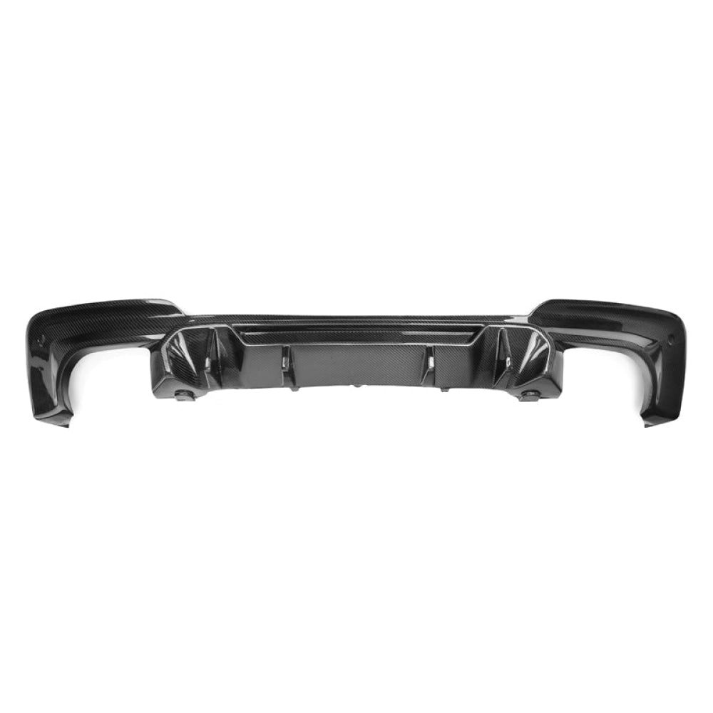 2018-2021 Bmw X3 M Performance Style Carbon Fiber Rear Diffuser | G01 Without Parking Sensor Holes