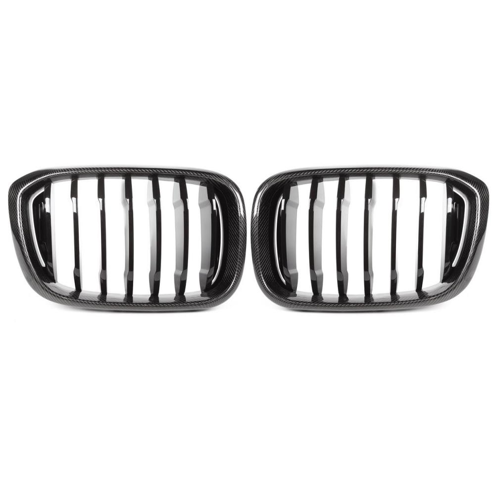 2018+ Bmw X3/x3M/x4/x4M Single Slat Kidney Grilles | G01/f97/g02/f98 Carbon Fiber