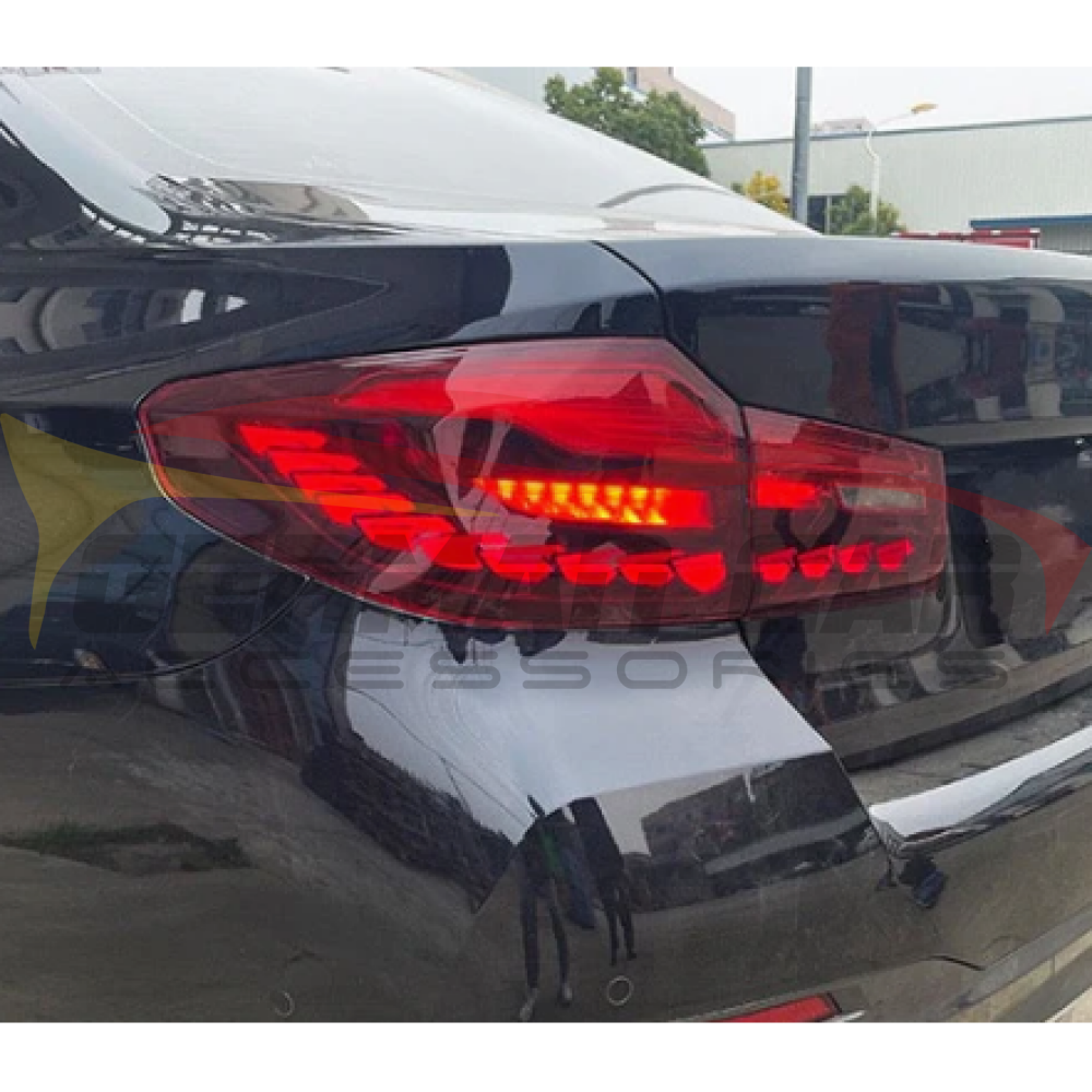 2018 + Bmw M5/5-Series Gts Style Oled Taillights | F90/G30 Red