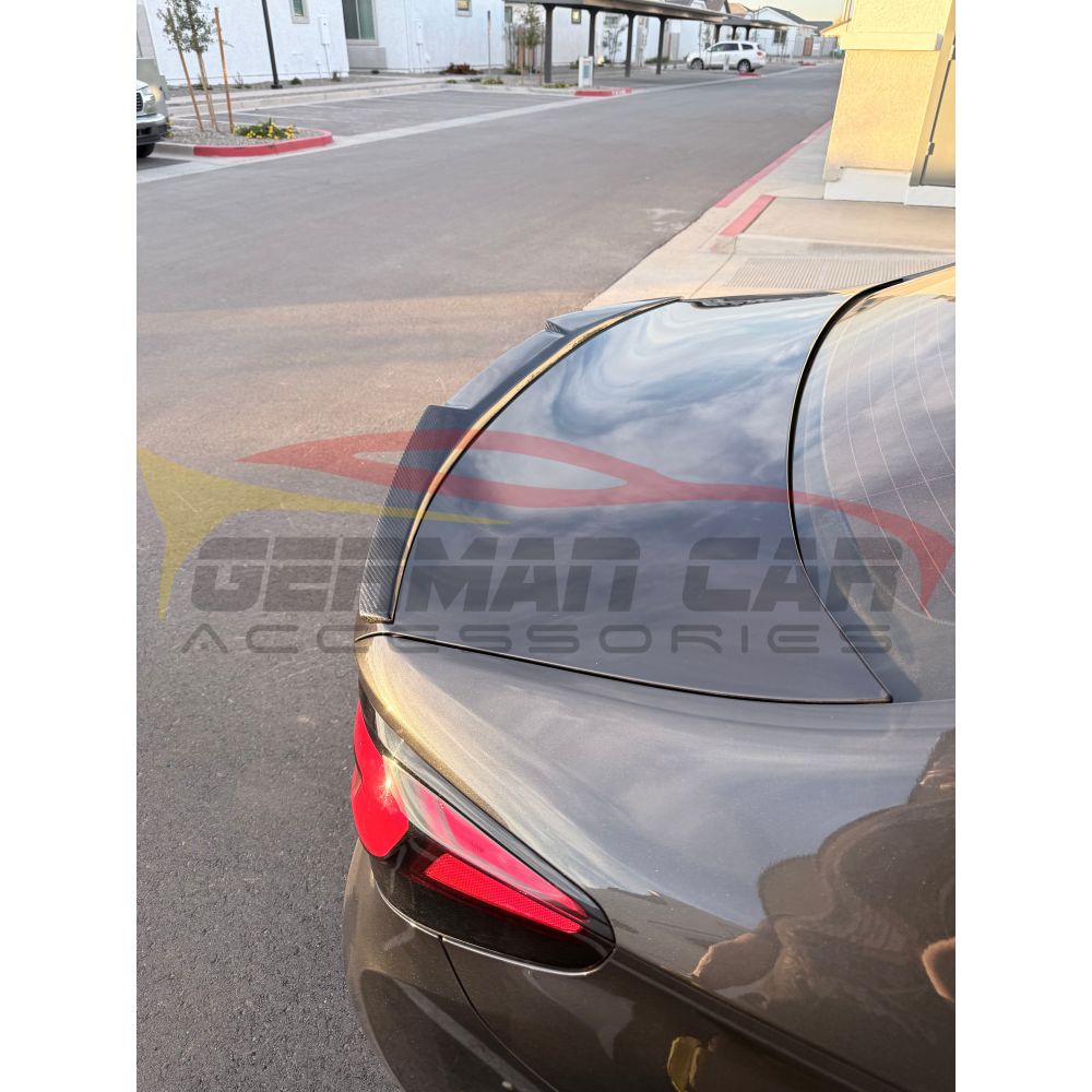 2018-2023 BMW M5 M4 Style Carbon Fiber Trunk Spoiler | F90 Rear Trunk Spoilers