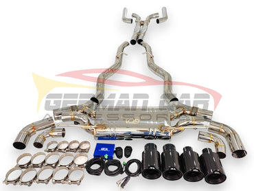 2018-2023 Bmw M5 Valved Sport Exhaust System | F90 Stainless Steel / Chrome Tips Axleback Only