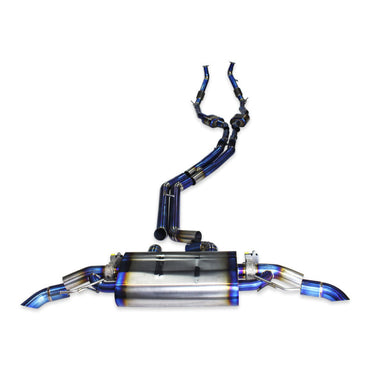 2018-2024 Audi Q5 Valved Sport Exhaust System | B9/B9.5 Q5 Titanium Exhaust / Chrome Tips Exhausts