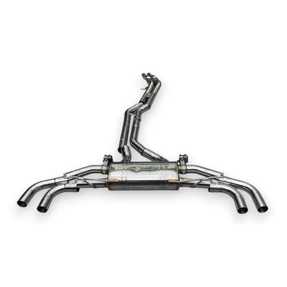 2018 + Audi Sq5 Valved Sport Exhaust System | B9/B9.5 Stainless Steel / Chrome Tips