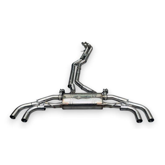 2018 + Audi Sq5 Valved Sport Exhaust System | B9/B9.5 Stainless Steel / Chrome Tips