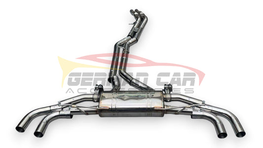 2018 + Audi Sq5 Valved Sport Exhaust System | B9/B9.5 Stainless Steel / Chrome Tips