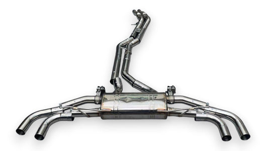 2018 + Audi Sq5 Valved Sport Exhaust System | B9/B9.5 Stainless Steel / Chrome Tips