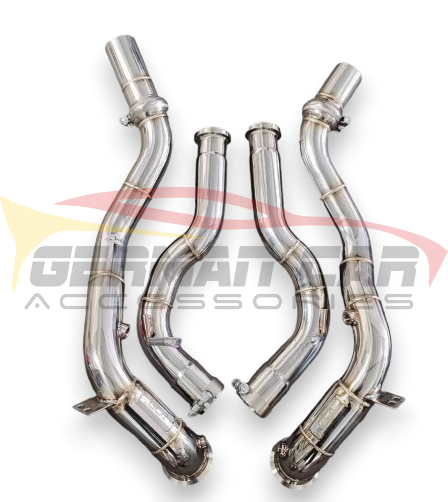 2019 + Mercedes G-Class/G63 Amg Front Race Pipes | W463/W464 No Heat Shield / Racing Downpipe (No
