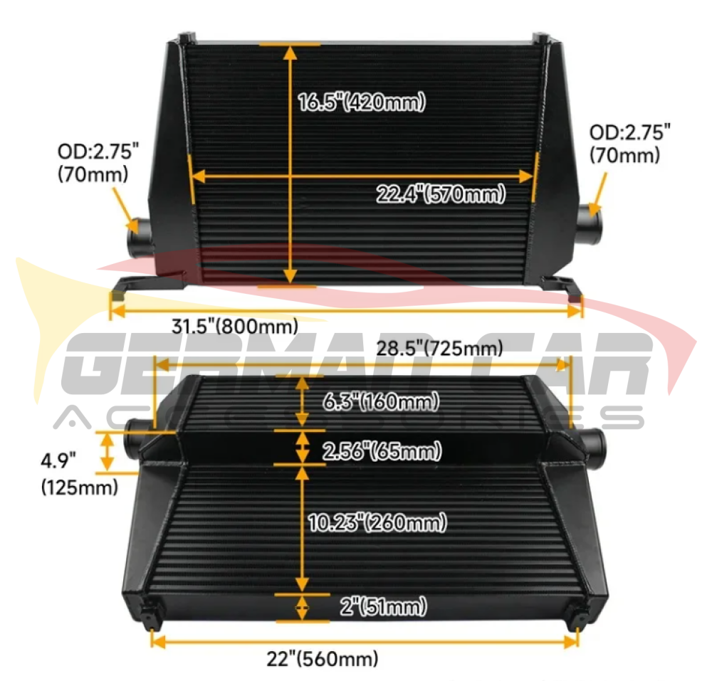 2018 + Audi SQ5 Intercooler | B9/B9.5 SQ5 Intercoolers