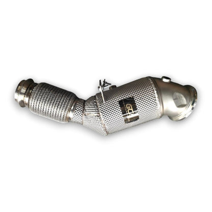 2018+ BMW X3/X4 Downpipe | G01/G02 B46 Yes Heat Shield / Racing Downpipe (No Cat) Downpipes