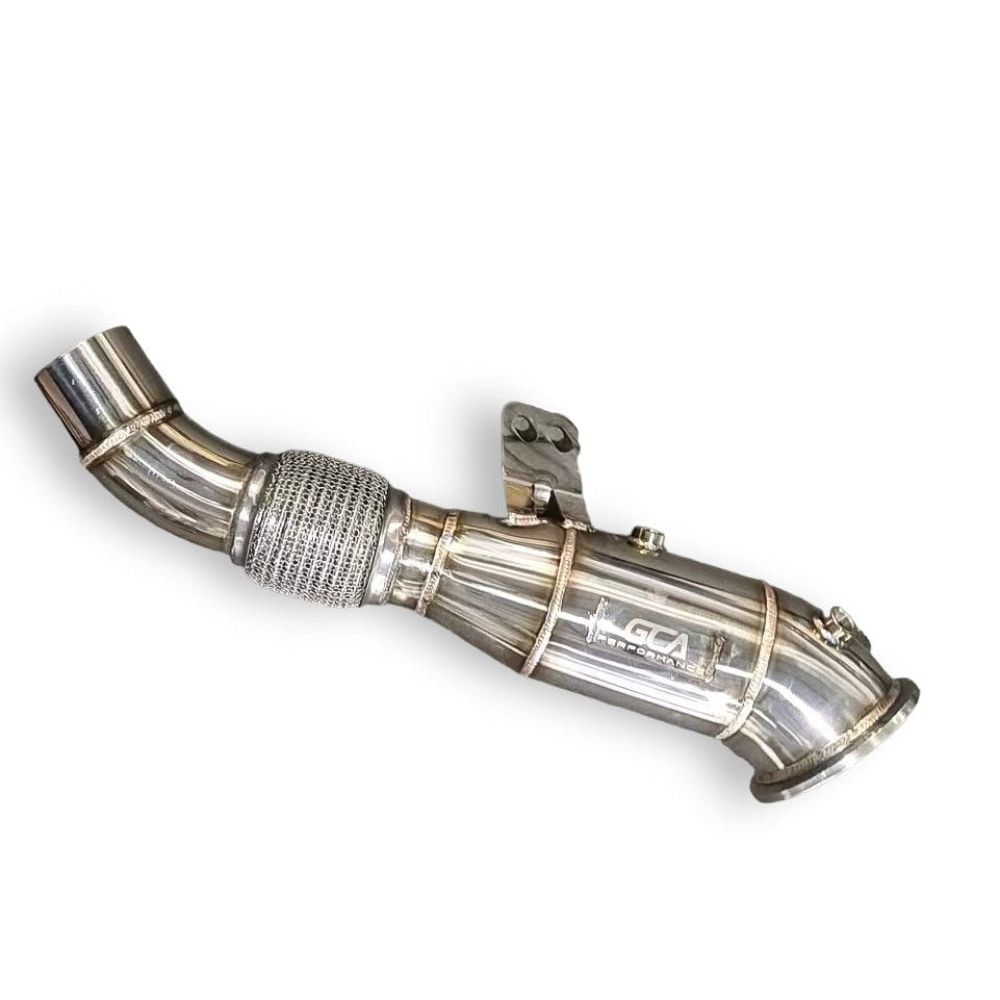 2018 + Bmw X3/X4 M40I Downpipe | G01/G02 No Heat Shield / Racing (No Cat) Front Race Pipes