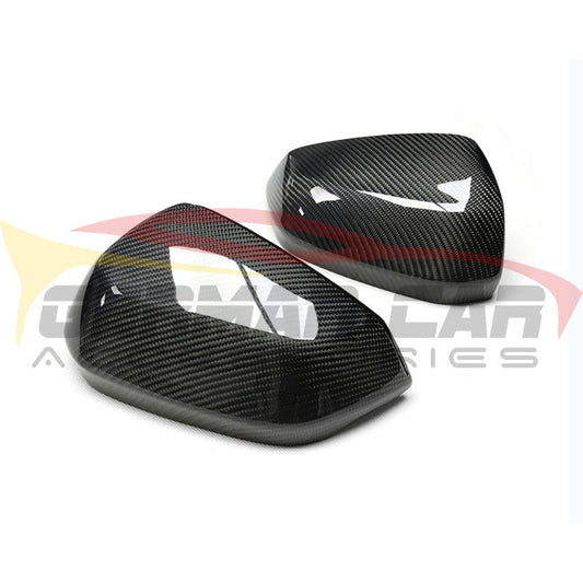 2018+ Audi Q3/sq3/rsq3 Carbon Fiber Mirror Caps | F3 Without Blind Spot Assist