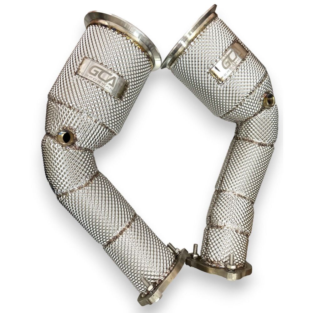 2018 + Audi Rs4/Rs5 Front Race Pipes | B9/B9.5 Yes Heat Shield / 200 Cell Euro 6 Sport High Flow Cat