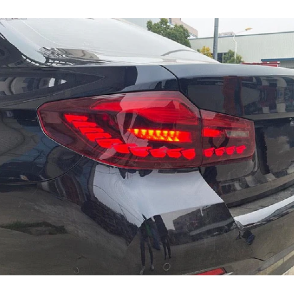 2018 + Bmw M5/5-Series Gts Style Oled Taillights | F90/G30 Red