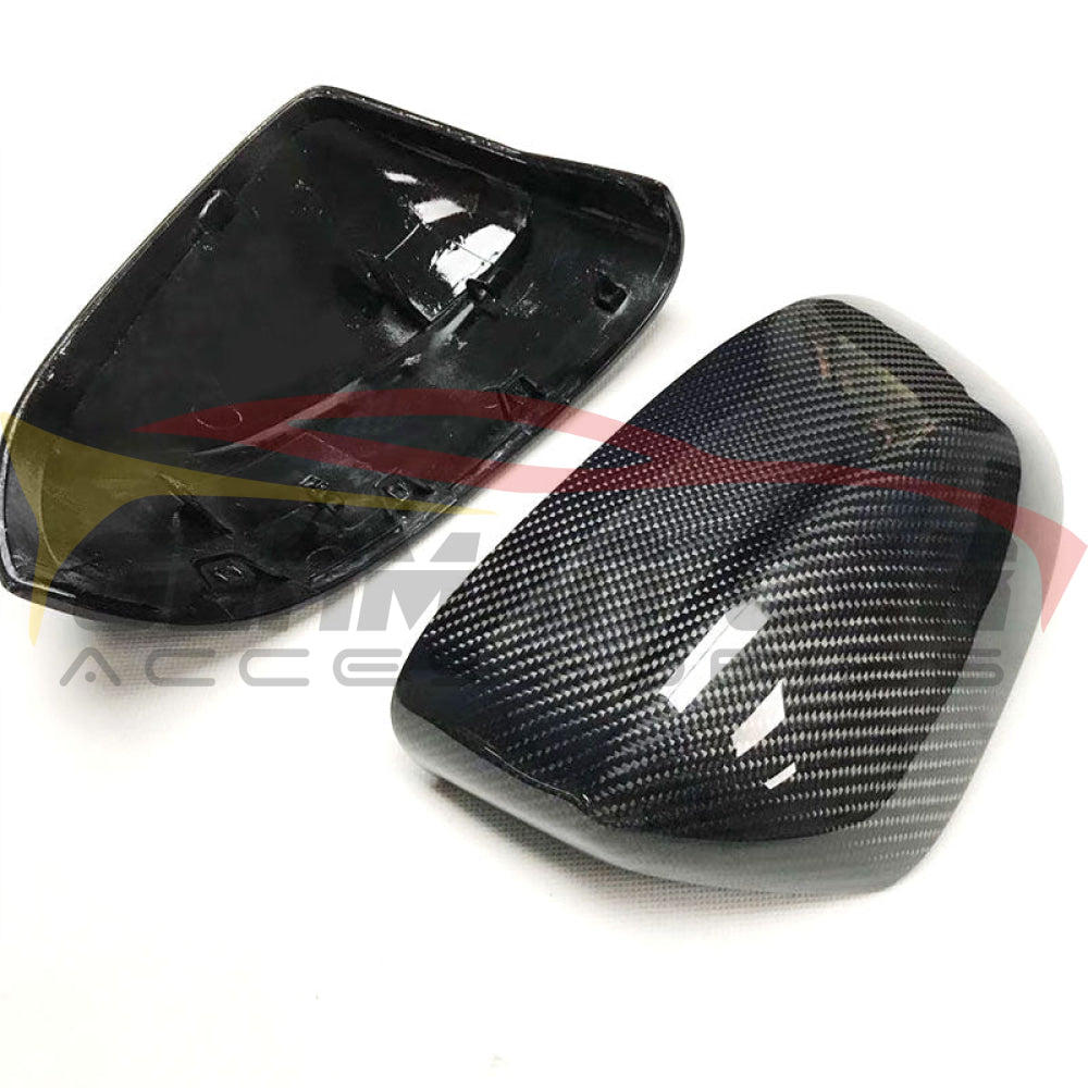 2018+ Bmw X3/x4 Carbon Fiber Mirror Caps | G01/g02