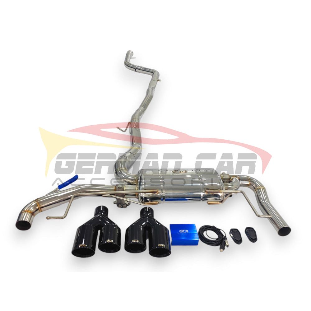 2018 + Bmw X3/X4 Valved Sport Exhaust System | G01/G02 Stainless Steel / Chrome Tips